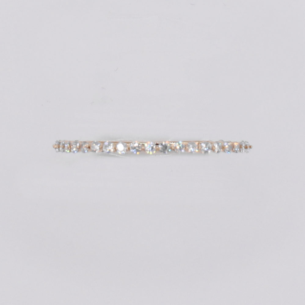 14k Solid Gold Diamond Heart Engagement Ring - 30327