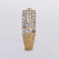 10k Solid Gold Lab Diamond Triple Halo Luxe Men's Ring - 30353