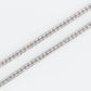 14k Solid Gold 4mm Diamond Cut Ice Chain