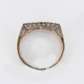 10k Solid Gold Lab Diamond Square Ring - 30388