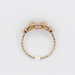 14k Solid Gold Lab Diamond Emerald Cut Engagement Ring - 30363