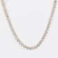 10k Solid Yellow Gold 3mm Lab VS Diamond Tennis Chain - 10121