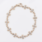 14k Solid Gold Diamond Cross Bracelet - 20236