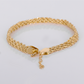 18k Solid Gold Triple Rope Bracelet - 20217