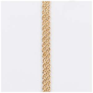 18k Solid Gold Triple Rope Bracelet - 20217