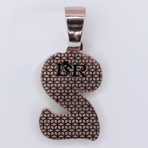 10k Solid Gold Lab Diamond Custom 5 Pendant - 60672