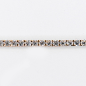 14k Gold Upside Down Lab Diamond 4mm Tennis Bracelet - 20237