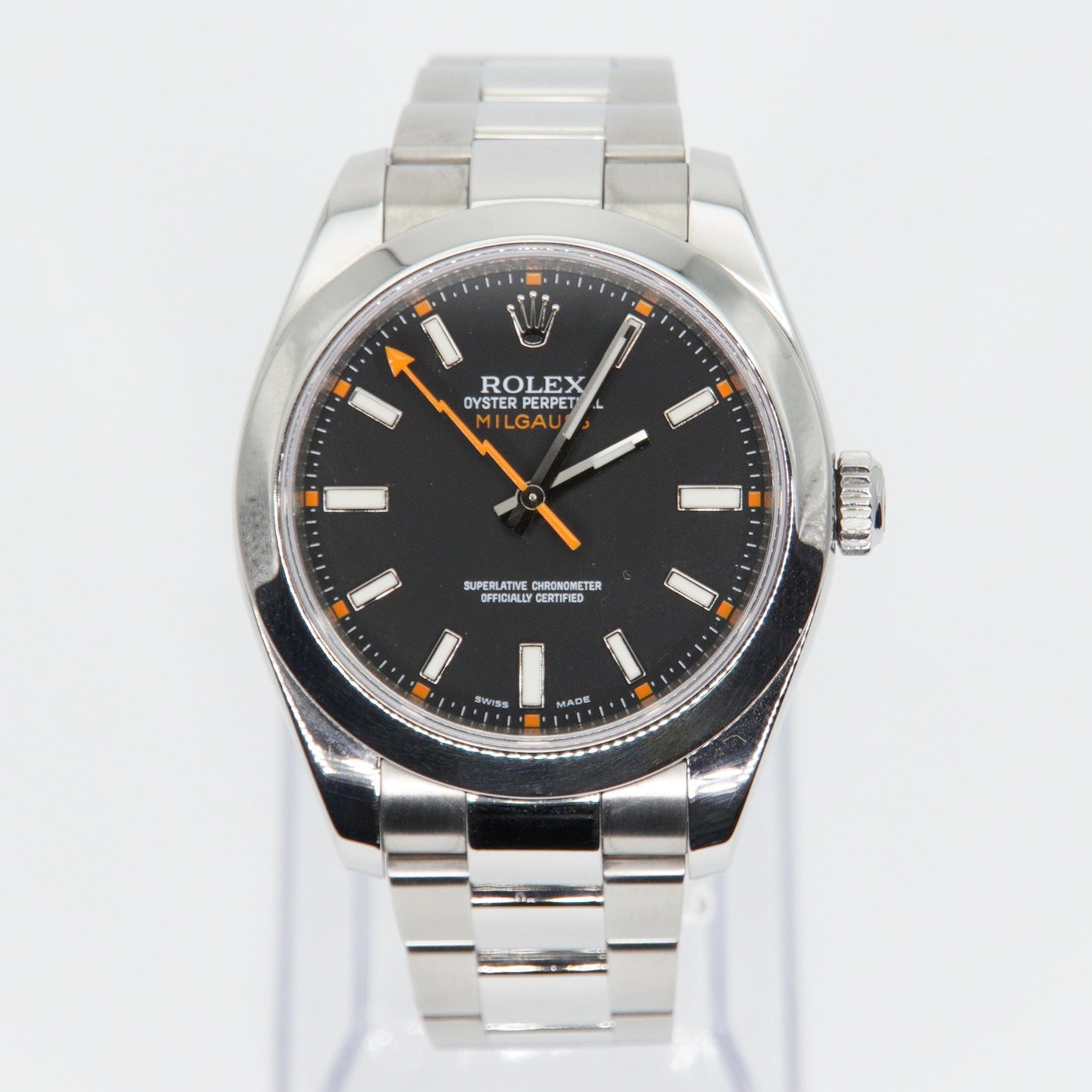 Rolex Milgauss 40mm 116400 Stainless Steel - Black Dial - 40010