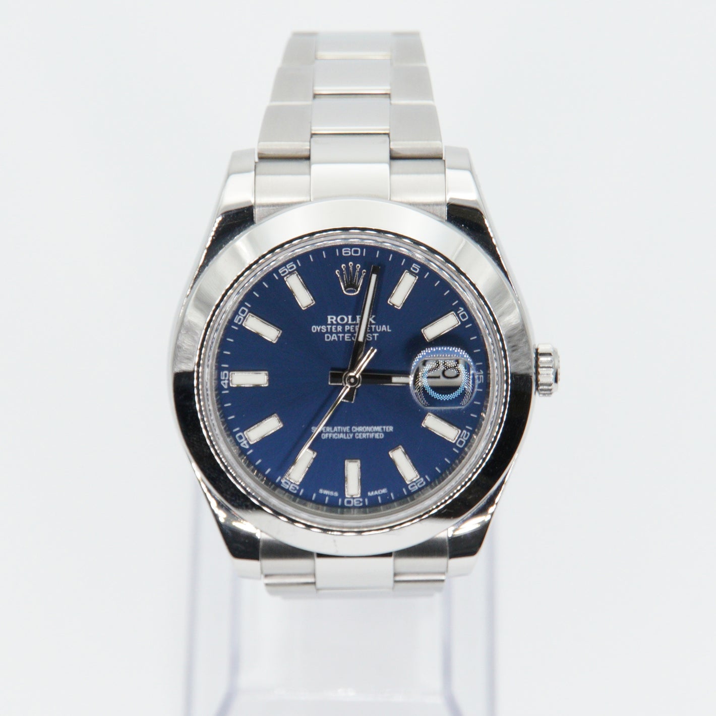 Rolex Datejust 41mm 116300 - Stainless Steel - Blue Dial - 40025