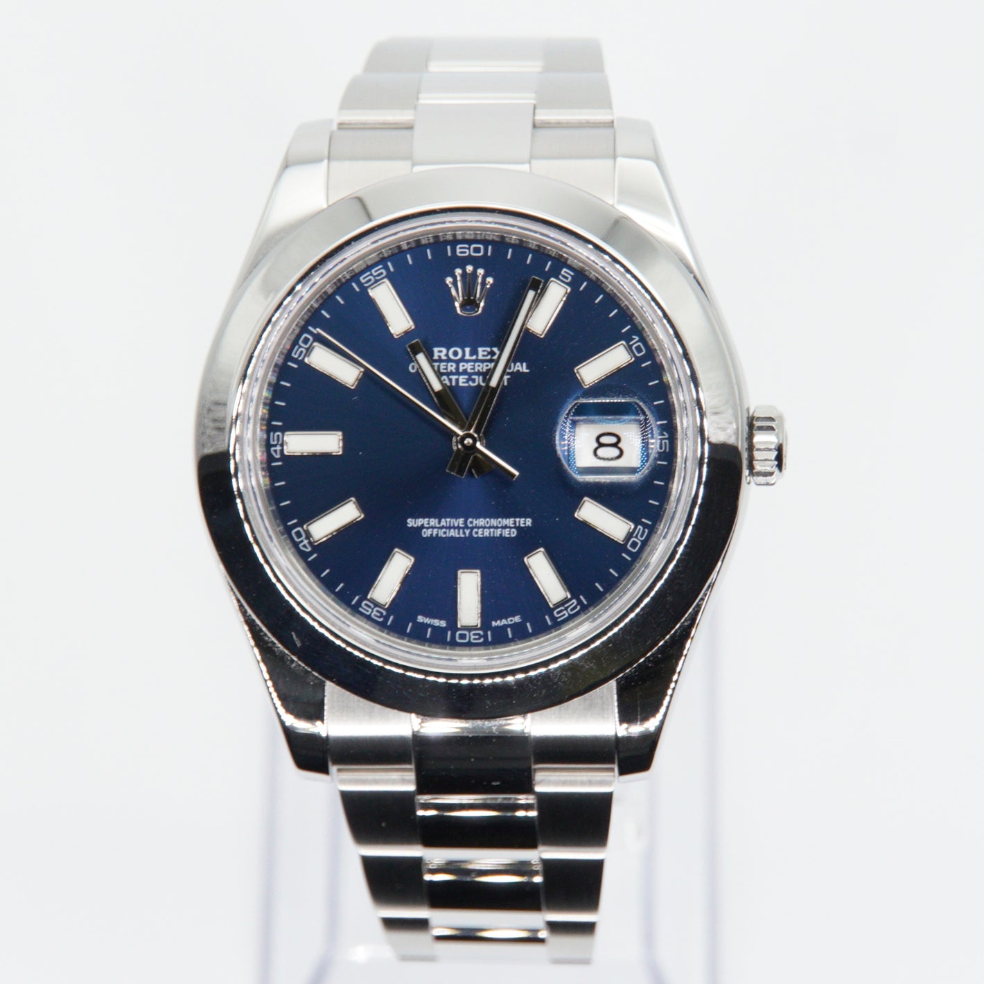 Rolex Datejust 41mm 116300 - Stainless Steel - Blue Dial - 40027