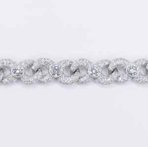 925 Silver VVS Lab Diamond Bracelet - 20234
