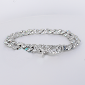 925 Silver VVS Lab Diamond Bracelet - 20234