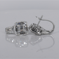 14k Solid Gold VS1 Diamond Huggie Earrings - 50307