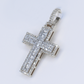 10k Gold Diamond Cross Pendant - 60632