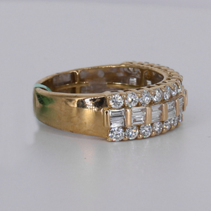 10k Solid Gold Lab Diamond Ring - 30391