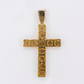 10k Gold Diamond Cross Pendant - 60627