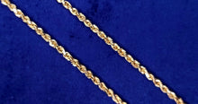 Load image into Gallery viewer, 14k Solid Gold 3mm Rope Chain