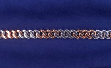 Load image into Gallery viewer, 10k Solid Two-Tone Gold 8.5mm Diamond Cuban Chain