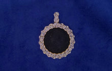 Load image into Gallery viewer, Solid 10k Gold Diamond VS Cluster Picture Pendant