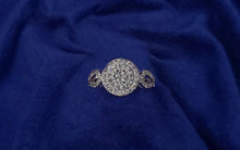 Load image into Gallery viewer, 14k Solid Gold Diamond Circle Engagement Ring