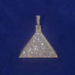 10k Solid Gold VS Diamond Pyramid Eye of Horus Pendant