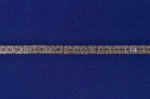 Load image into Gallery viewer, Solid 10k Gold Baguette Diamond Tennis Bracelet