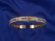 Load image into Gallery viewer, 10k Solid Gold VS Baguette Diamond Men&#39;s Bracelet