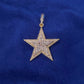 10k Solid Gold and VS1 Diamond 3D Star